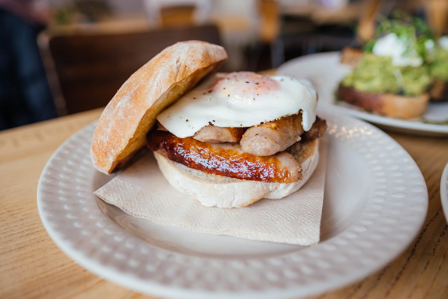 Green table cafe - breakfast bap - landscape